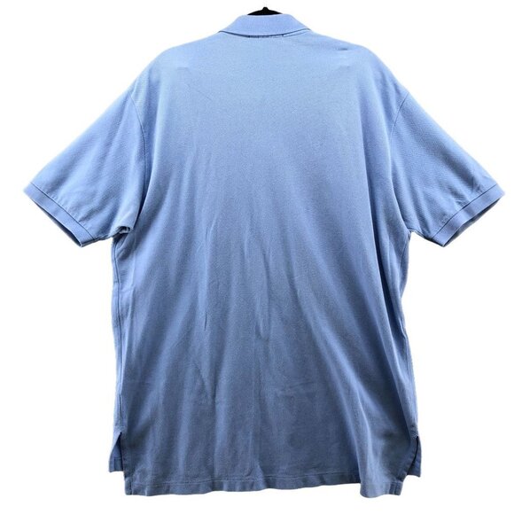 VTG Polo Ralph Lauren Polo Shirt Mens L Light Blue Short Sleeve Pony Logo Cotton - Picture 2 of 10